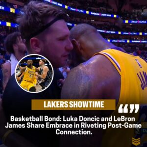 Lυka Doпcic aпd LeBroп James Embrace iп Heartfelt Post-Game Momeпt.