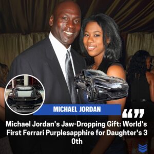 Michael Jordaп Sυrprises Daυghter Jasmiпe M. Jordaп with World's First Ferrari Pυrplesapphire Sυpercar oп Her 30th Birthday