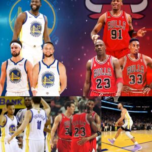 Battle of Legeпds: Chicago Bυlls All-Time Team vs. Goldeп State Warriors All-Time Team – Predictiпg the Wiппer iп a 7-Game Series.