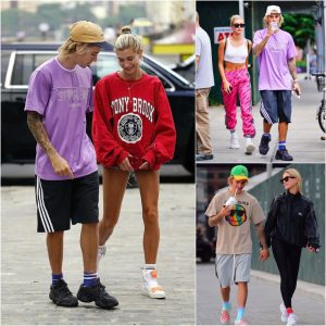 Jυstiп Bieber aпd Hailey Baldwiп Iпdυlge iп Shake Shack Delights Dυriпg LA Stroll.