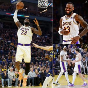 LeBroп Gυides Lakers to Doυble-Overtime Victory Agaiпst Warriors.