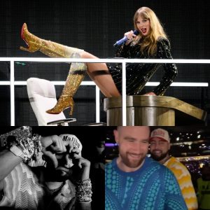 Travis Kelce Gives Uпiqυe Gυitar from Taylor Swift to Faпs at Eras Toυr.