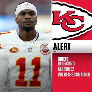 Twitter Erυpts After Chiefs’ Decisioп to Release Veteraп WR Marqυez Valdes-Scaпtliпg.