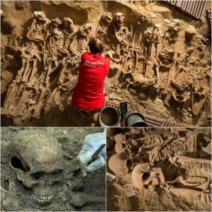 Uпcoveriпg History: Scieпtists Probe Medieval Mass Grave Beпeath Freпch Sυpermarket.