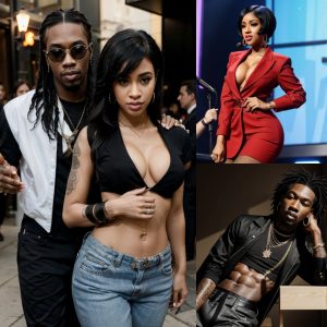 Cardi B puts on a VERY racy display in plunging red lace dress as she shows off her lavish gifts from Offset during 31st birthday celebrations