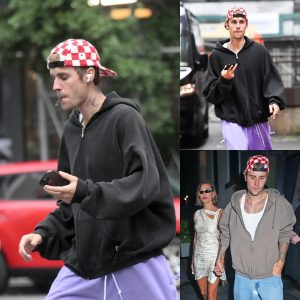 Justin Bieber looks stressed as he’s caught smoking while alone on NYC sidewalk in bizarre new pics without wife Hailey