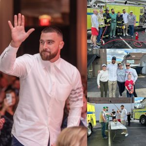 Travis Kelce goes for a ‘REPEAT’ outfit in Philadelphia after heading to brother Jason’s neck of the woods… while girlfriend Taylor Swift performs three consecutive sold-out concerts in Singapore