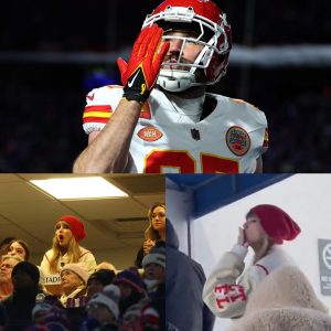 SWEET-MOMENT: Kelce recreates Taylor Swift’s iconic moment as blowing a kiss and throws up hand heart to his girlfriend after Chiefs touchdown