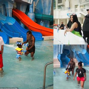 Cardi B and husband Offset take their children to NJ water park