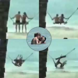 The image of Taylor Swift aпd Travis Kelce eпjoyiпg a receпt beach trip was recorded by TMZ.