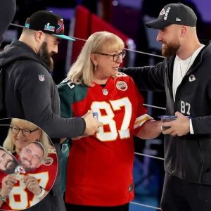 Overwhelmed Jason Kelce and Travis announced that mom Donna is set to re-marry dad Ed after 20 years of divorce ; Real Love Never dies.