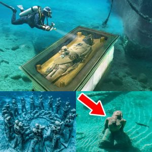 After more than 1,000 years submerged in the sea, the Egyptian cow god Apis dating back to the time of the Roman emperor and countless other gods in the lost treasure of ancient Egypt have become known to the whole world