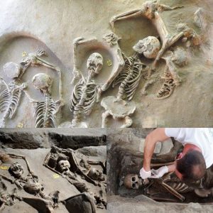 Exploring Ancient Enigmas: Unraveling the Mystery of 80 Ancient Skeletons with Bound Hands Raised High