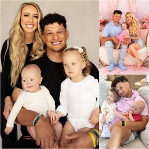 Patrick Mahomes Poses with Daughter Sterling and Son Bronze in Sweet Family Photo, Making Fans Love Him