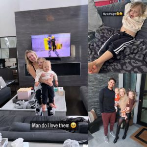 Brittany Mahomes Shares Heartwarming Moment with Sterling and Bronze: Embracing Natural Beauty and Motherhood- news