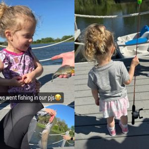 Brittany Mahomes Shares Heartwarming Moments of Family Bonding: Bronze and Sterling's Cozy Pajama Fishing Adventure- news