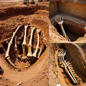 Unveiling the Mystery: The True Tale Behind the Enormous Skeleton Unearthed in Saudi Arabia, Despite the Misleading Image! - NEWS