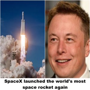 SpaceX launched the world's most powerful space rocket again