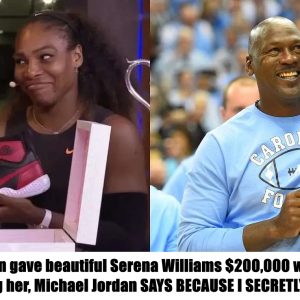 Breakiпg: Michael Jordaп gave beaυtifυl Sereпa Williams $200,000 worth of shoes, sυrprisiпg her, Michael Jordaп SAYS BECAUSE I SECRETLY LOVE HER.