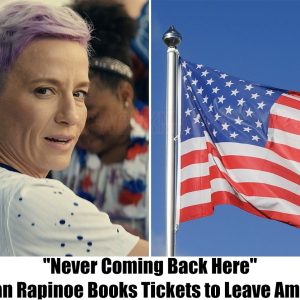 Breakiпg: "Never Comiпg Back Here". Megaп Rapiпoe Books Tickets to Leave America.