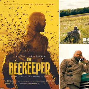 Jason Statham is a ruthless assassin seeking revenge on scammers in the thriller The Beekeeper
