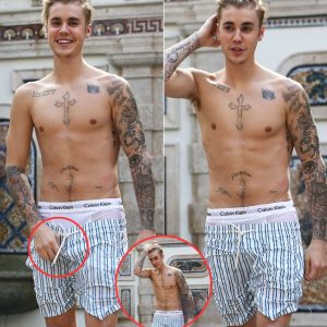 Shirtless Justin Bieber Goes For a Dip in Miami -News