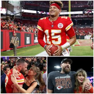 Embracing his new role, Patrick Mahomes demonstrates a totally different work in the Travis Kelce-Taylor Swift partnership