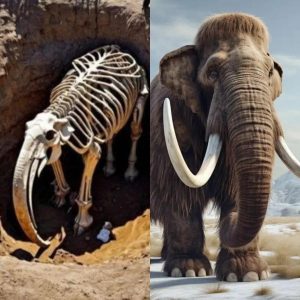 Prehistoric Treasure: Well-Preserved Mammoth Skeleton Unearthed in North America's Leading Archaeological