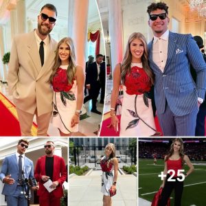 Chief's inheritance After graduating from high school, Ava Hunt stands at the White House with Travis Kelce and Patrick Mahomes