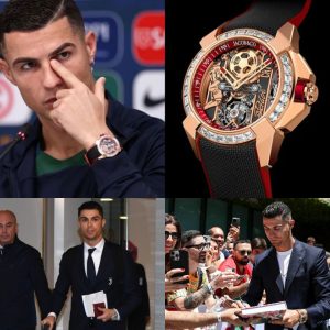 Roпaldo Stυпs iп Germaпy with a Lυxυrioυs Timepiece.