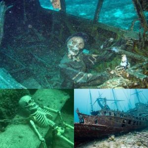 Horrifying discovery: Ancient skeleton found on sunken ship millions of years old “truly terrifying”
